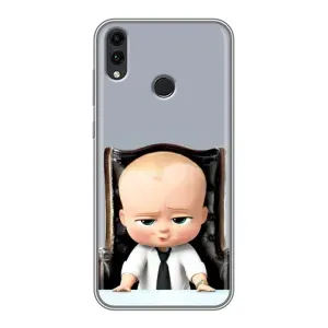 Мультяшный принт на Чехол для Хуавей Хонор 8Х Макс (BOSS)
