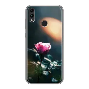Чехлы с принтом Розочки для Huawei Honor 8X Max (Цветок ночной)