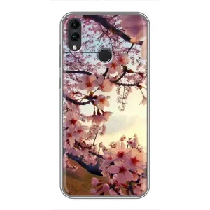 Чехол с принтом САКУРЫ на Huawei Honor 8X Max (Цветущая сакура)