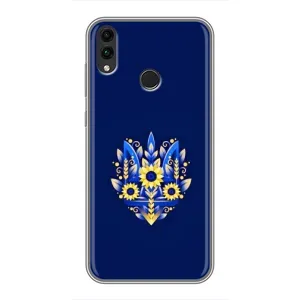 Чехол Укр Символика для Huawei Honor 8X Max (Цветущий Герб)