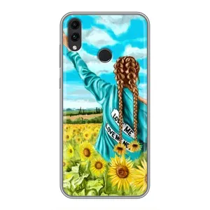 Чохол Стильні дівчата на Huawei Honor 8X Max (Дівчина на полі)