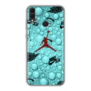 Силиконовый Чехол Nike Air Jordan на Хуавей Хонор 8Х Макс (Джордан Найк)