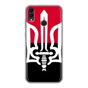 Чохли УПА (Червоно-Чорний) на Huawei Honor 8X Max (Герб України)