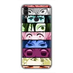 Силиконовые чехлы с глазами Anime для Хуавей Хонор 8Х Макс (Глаза Хашира)