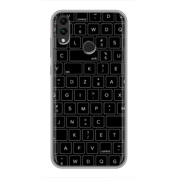 Чехол с рисунком «Клавиатура» для Huawei Honor 8X Max