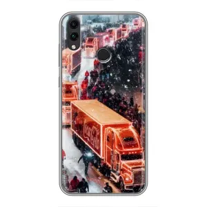 Чехлы на Новый Год Huawei Honor 8X Max (Кока Кола)