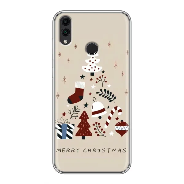 Чехол с рисунком «Merry Christmas» для Huawei Honor 8X Max