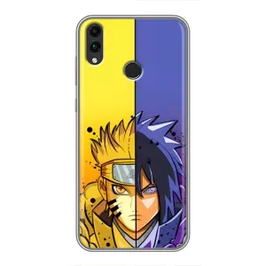 Купить Чехлы на телефон с принтом Anime для Huawei Honor 8X Max (Naruto Vs Sasuke)