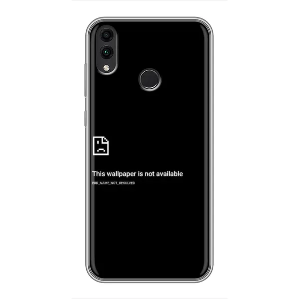 Чехол с рисунком «Ошибка» для Huawei Honor 8X Max