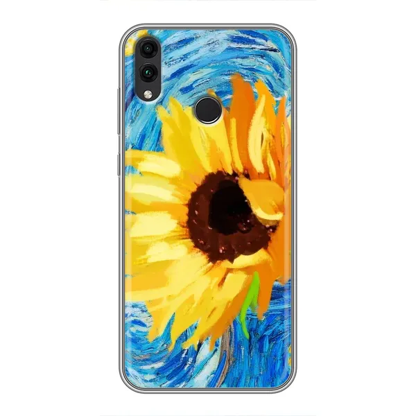 Чехол с рисунком «Подсолнух цветок» для Huawei Honor 8X Max Чехол с рисунком «Подсолнух цветок» для Huawei Honor 8X Max