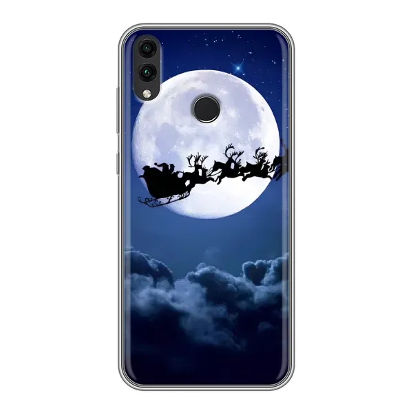Чехол с рисунком «Санта - луна» для Huawei Honor 8X Max