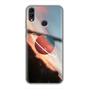 Чехол (ТПУ) с планетами на Huawei Honor 8X Max (Сатурн)