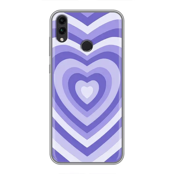 Чехол с рисунком «Сердце фиолет» для Huawei Honor 8X Max Чехол с рисунком «Сердце фиолет» для Huawei Honor 8X Max