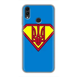 Чехол с картинкой (Патриотический ГЕРБ) на Huawei Honor 8X Max (Super - Герб)