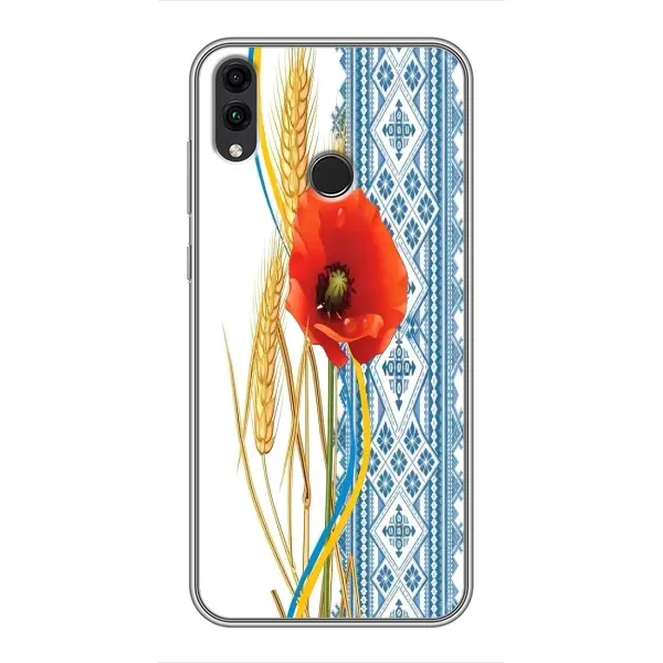 Чехол с рисунком «Вышиванка с цветком» для Huawei Honor 8X Max Чехол с рисунком «Вышиванка с цветком» для Huawei Honor 8X Max