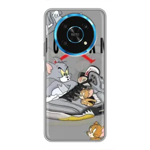 Силиконовый Чехол Nike Air Jordan на Хуавей Хонор Меджик 5 Лайт 5G (Air Jordan)