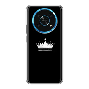 Чохол (Корона на чорному фоні) для Хуавей Хонор Магік 5 Лайт 5G (Біла корона)
