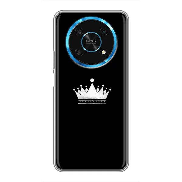 Чехол с рисунком «Белая корона» для Huawei Honor Magic 5 Lite 5G Чехол с рисунком «Белая корона» для Huawei Honor Magic 5 Lite 5G