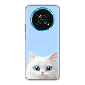 Чохол на тематику: Коти для Huawei Honor Magic 5 Lite 5G (Білий кіт)