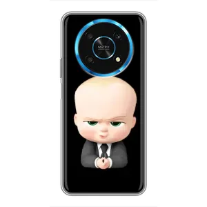 Мультяшный принт на Чехол для Хуавей Хонор Меджик 5 Лайт 5G (Бос)