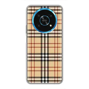 Чехол с Брендами одежды на Хуавей Хонор Меджик 5 Лайт 5G (Burberry стиль)