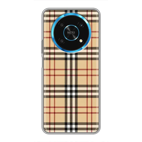Чехол с рисунком «Burberry стиль» для Huawei Honor Magic 5 Lite 5G