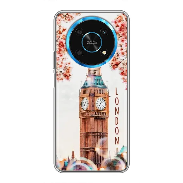 Чохол з малюнком «Годинник Лондон» для Huawei Honor Magic 5 Lite 5G