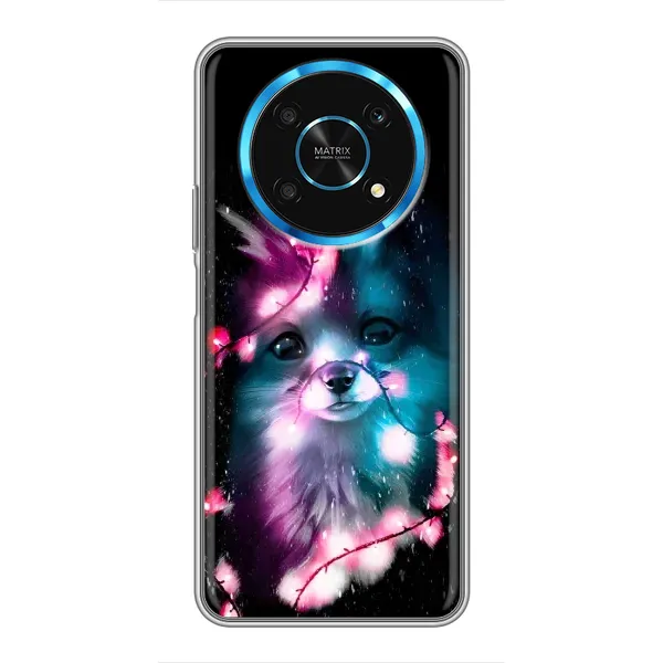 Чехол с рисунком «Черная Лиса» для Huawei Honor Magic 5 Lite 5G Чехол с рисунком «Черная Лиса» для Huawei Honor Magic 5 Lite 5G