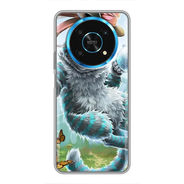 Чехол с рисунком «Чеширский КОТИК» для Huawei Honor Magic 5 Lite 5G Чехол с рисунком «Чеширский КОТИК» для Huawei Honor Magic 5 Lite 5G