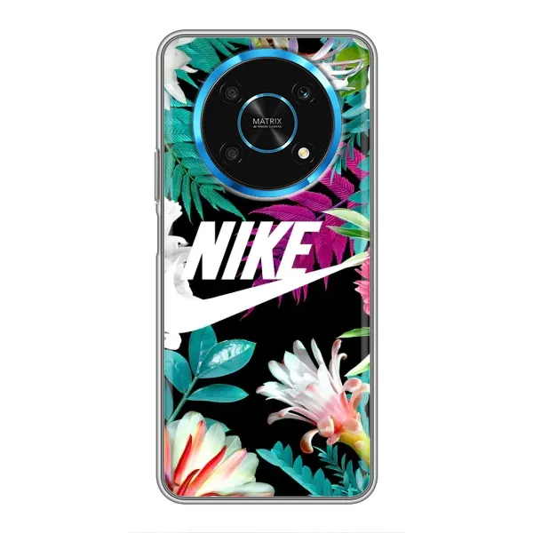 Чехол с рисунком «Цветочный Nike» для Huawei Honor Magic 5 Lite 5G Чехол с рисунком «Цветочный Nike» для Huawei Honor Magic 5 Lite 5G