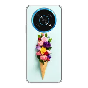 Чохли з тематикою "КВІТИ" на Huawei Honor Magic 5 Lite 5G (Квітка-морозиво)