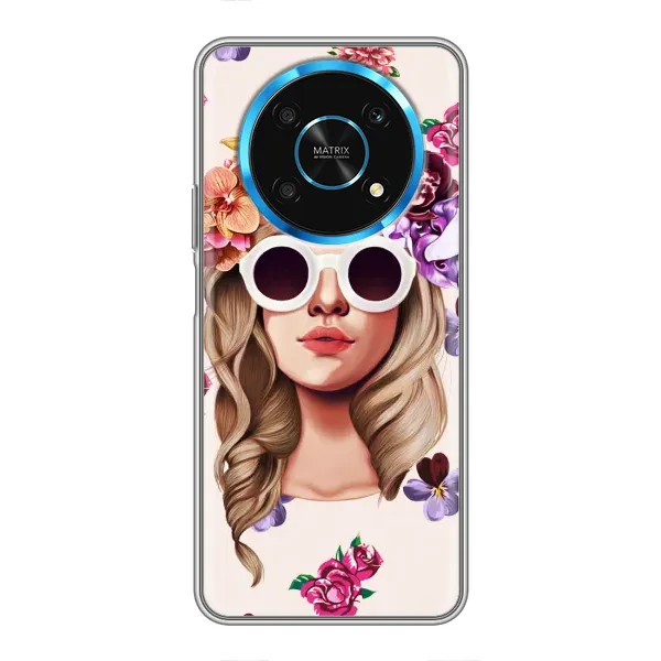 Чехол с рисунком «Девушка в очках» для Huawei Honor Magic 5 Lite 5G Чехол с рисунком «Девушка в очках» для Huawei Honor Magic 5 Lite 5G