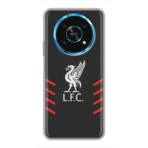 Силиконовые Чехлы принт Футбол на Huawei Honor Magic 5 Lite 5G (Эмблема Liverpool)