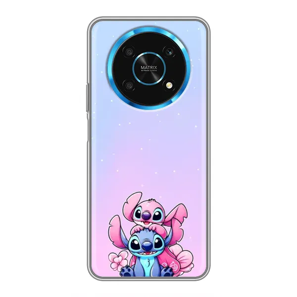 Чехол с рисунком «Энджл и Стич» для Huawei Honor Magic 5 Lite 5G Чехол с рисунком «Энджл и Стич» для Huawei Honor Magic 5 Lite 5G