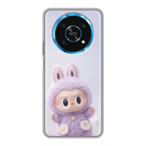 Чохол з принтом Лабубу для Huawei Honor Magic 5 Lite 5G (Фіолетовий Лабубу)