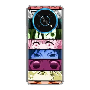 Силиконовые чехлы с глазами Anime для Хуавей Хонор Меджик 5 Лайт 5G (Глаза Хашира)