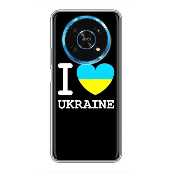 Чехол с рисунком «I Love Ukraine» для Huawei Honor Magic 5 Lite 5G Чехол с рисунком «I Love Ukraine» для Huawei Honor Magic 5 Lite 5G