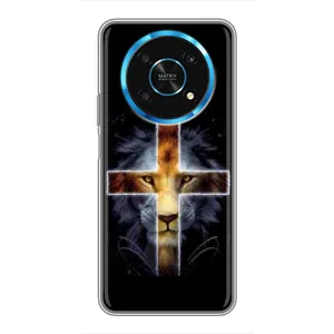 Чехлы для Хуавей Хонор Меджик 5 Лайт 5G (Крест Иисуса) (Иисус Лев)