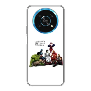 Чехлы для Huawei Honor Magic 5 Lite 5G (Для Христиан) (Иисус супергерой)