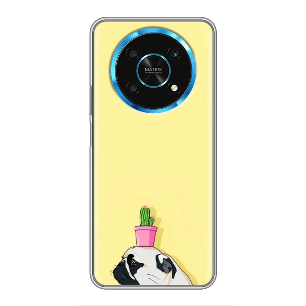 Чехол с рисунком «Кактус на голове» для Huawei Honor Magic 5 Lite 5G Чехол с рисунком «Кактус на голове» для Huawei Honor Magic 5 Lite 5G