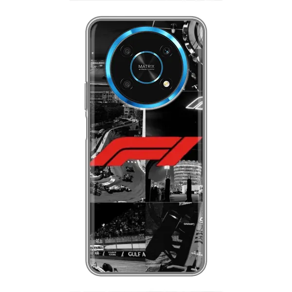 Чехол с рисунком «Коллаж Формула 1» для Huawei Honor Magic 5 Lite 5G Чехол с рисунком «Коллаж Формула 1» для Huawei Honor Magic 5 Lite 5G