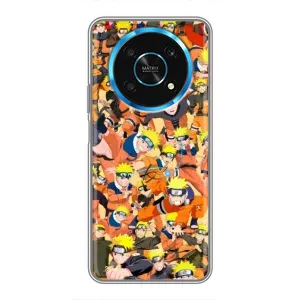 Чехлы с принтом Наруто на Huawei Honor Magic 5 Lite 5G (Коллаж Наруто)