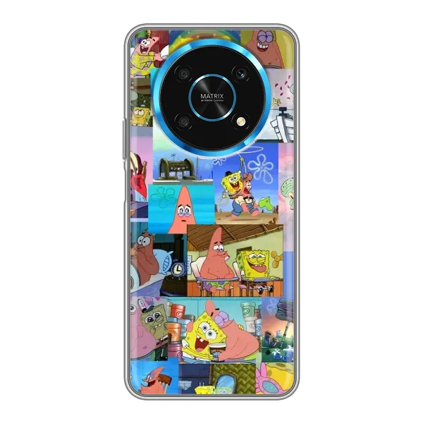 Чехол с рисунком «Комиксы Спанч Боб» для Huawei Honor Magic 5 Lite 5G Чехол с рисунком «Комиксы Спанч Боб» для Huawei Honor Magic 5 Lite 5G