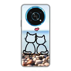 Силіконові Чохли Коханій людині для Huawei Honor Magic 5 Lite 5G (Котейки)