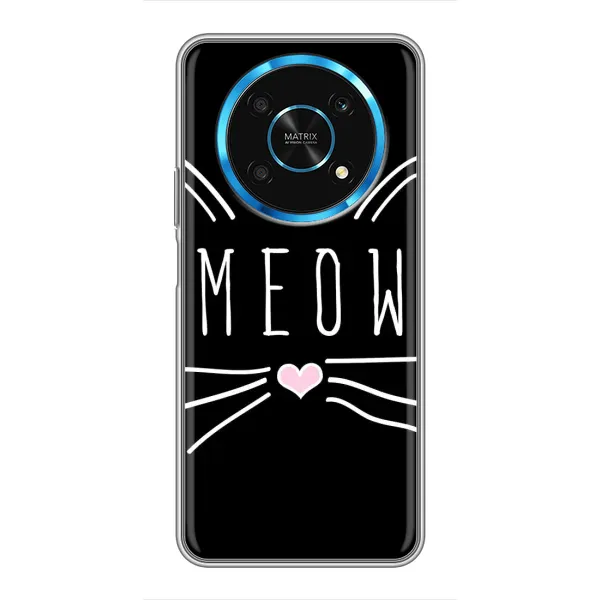 Чехол с рисунком «КОТИК MEOW» для Huawei Honor Magic 5 Lite 5G Чехол с рисунком «КОТИК MEOW» для Huawei Honor Magic 5 Lite 5G