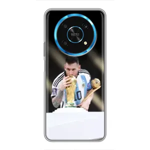 Чехлы Лео Месси Аргентина для Huawei Honor Magic 5 Lite 5G (Кубок Мира)