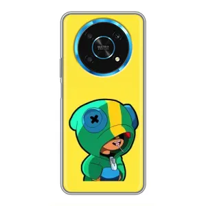Чехол Бравл Старс для Huawei Honor Magic 5 Lite 5G (Леон (LEON))
