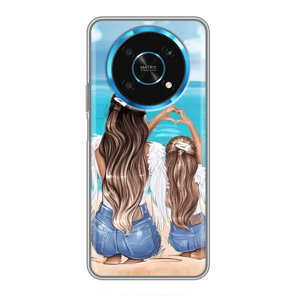 Чехол с рисунком «Мама и дочь» для Huawei Honor Magic 5 Lite 5G Чехол с рисунком «Мама и дочь» для Huawei Honor Magic 5 Lite 5G