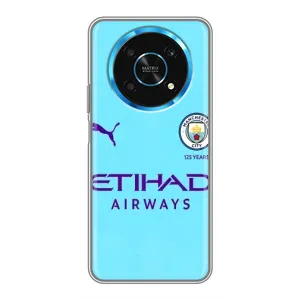 Силиконовые Чехлы принт Футбол на Huawei Honor Magic 5 Lite 5G (Man City)
