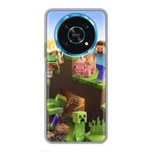 Чохли для Huawei Honor Magic 5 Lite 5G (Персонажі МайнКрафт) (Майн-крафт)